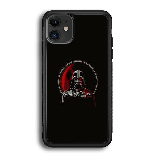 Starwars Darkness of Darth Vader iPhone 11 Case-Rubber Black (2D Case)-Oxvistore