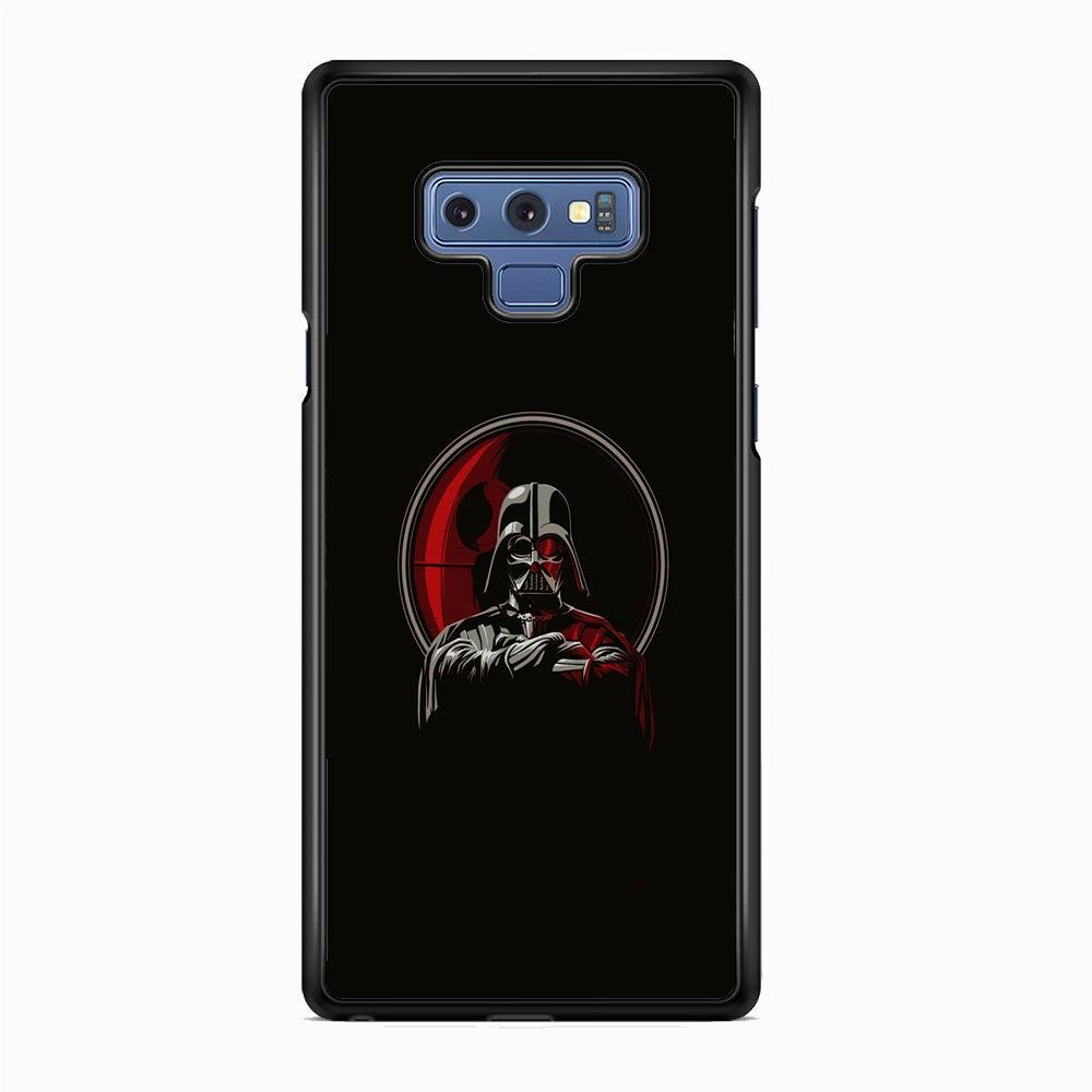 Starwars Darkness of Darth Vader Samsung Galaxy Note 9 Case-Rubber Black (2D Case)-Oxvistore