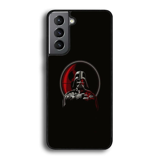 Starwars Darkness of Darth Vader Samsung Galaxy S21 Case-Rubber Black (2D Case)-Oxvistore