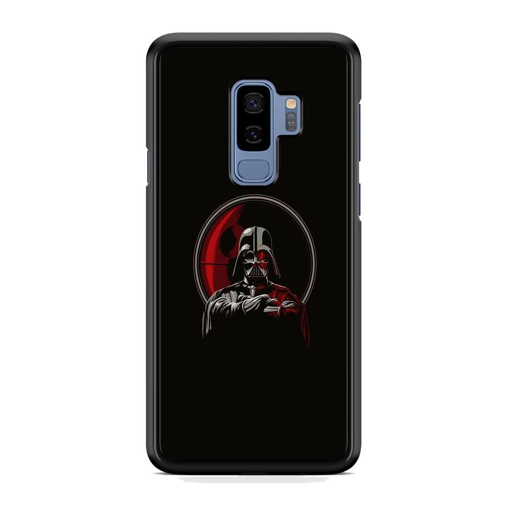 Starwars Darkness of Darth Vader Samsung Galaxy S9 Plus Case-Rubber White (2D Case)-Oxvistore