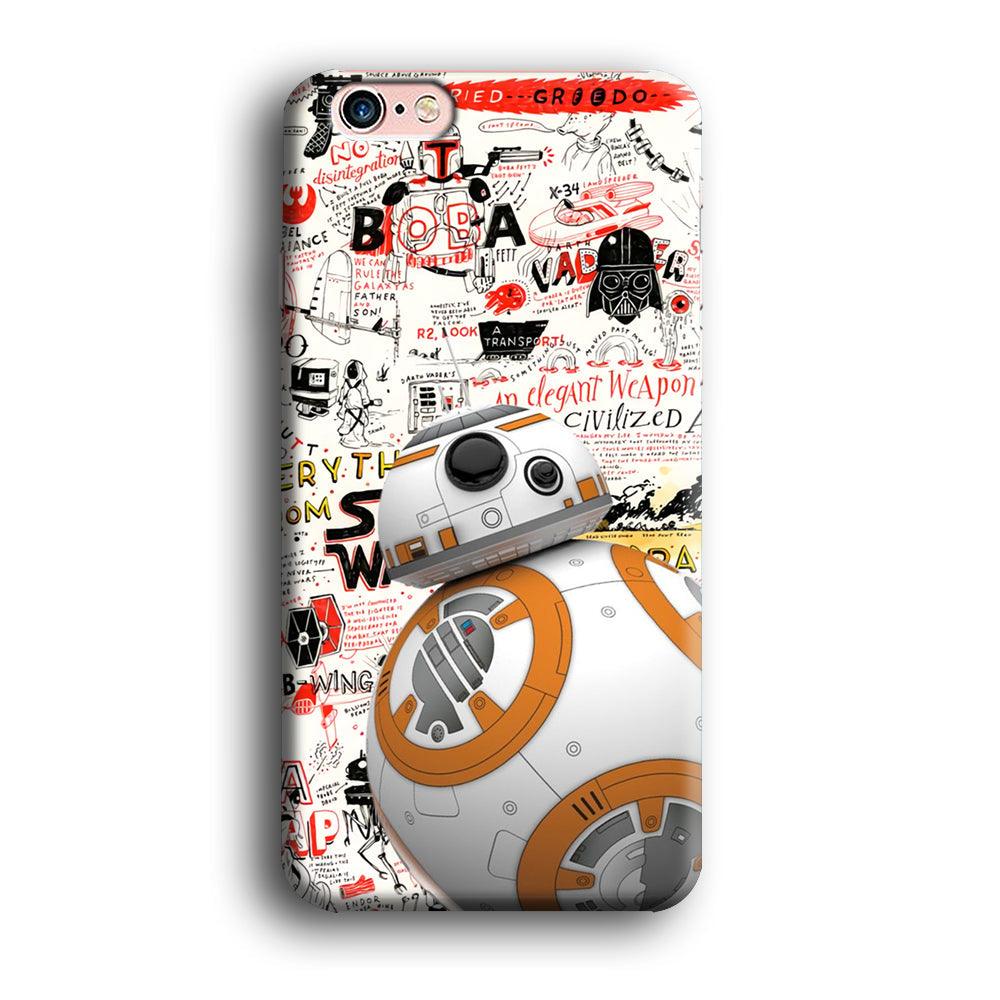 Starwars Doodle BB 8 iPhone 6 | 6s Case-Oxvistore