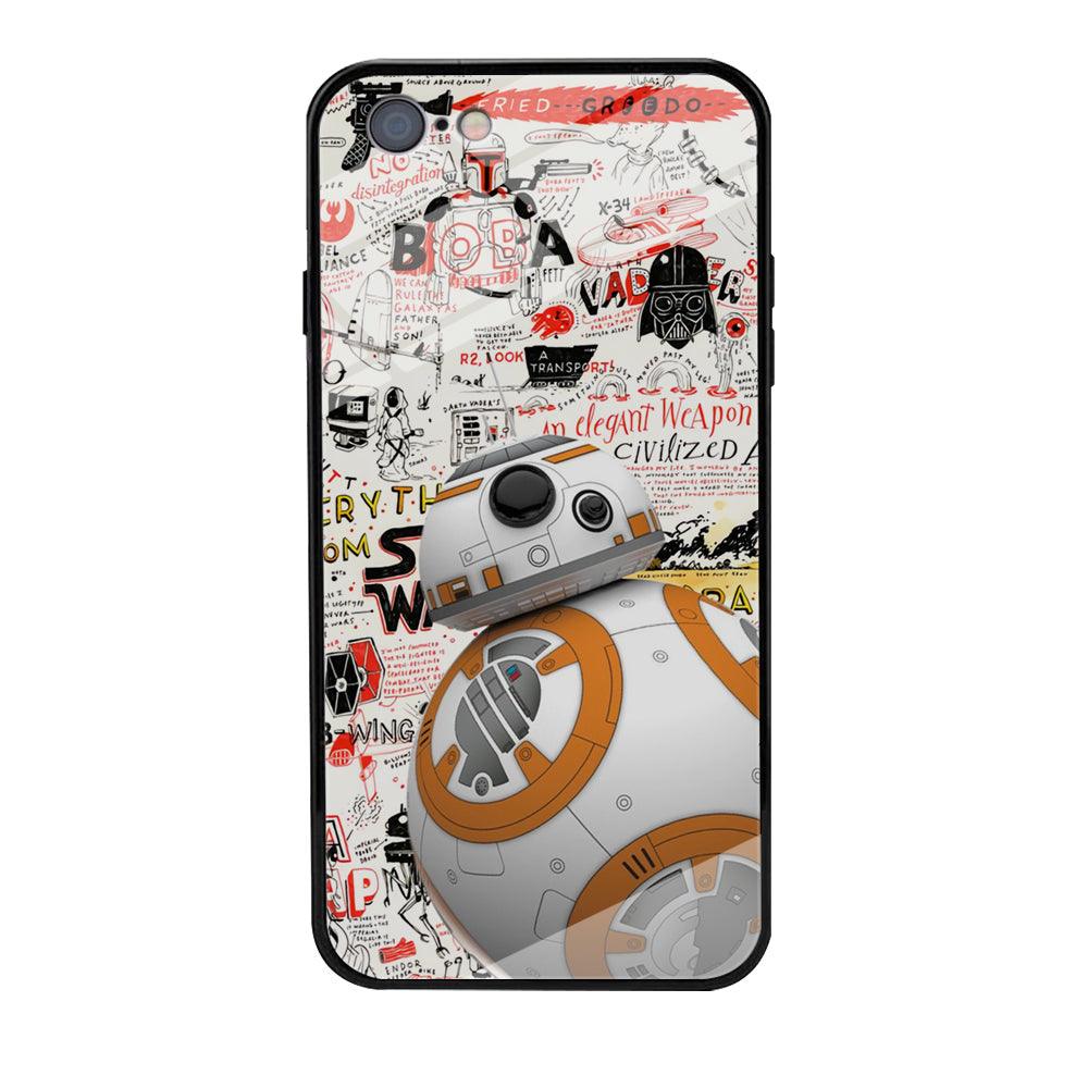 Starwars Doodle BB 8 iPhone 6 Plus | 6s Plus Case-Oxvistore