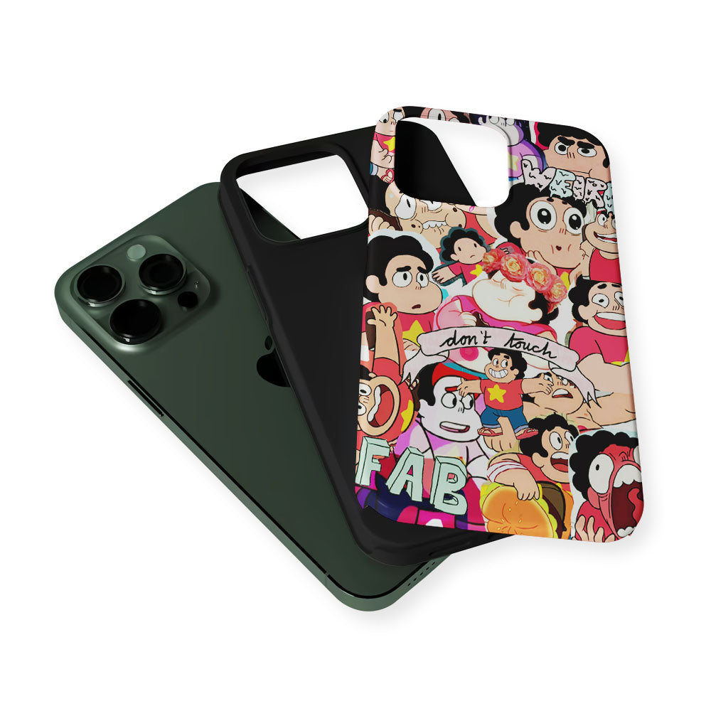 Steven Universe Collection Cartoon 2 in 1 Tough Phone Case