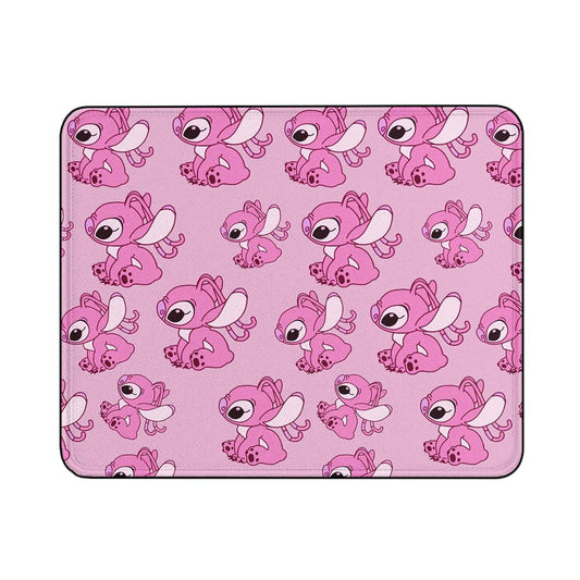 Stitch Angle Pattern Pink Mouse Pads-18x21 CM-Oxvistore