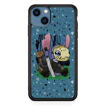 Stitch Camp Crystal Lake iPhone 15 Plus Case-Oxvistore