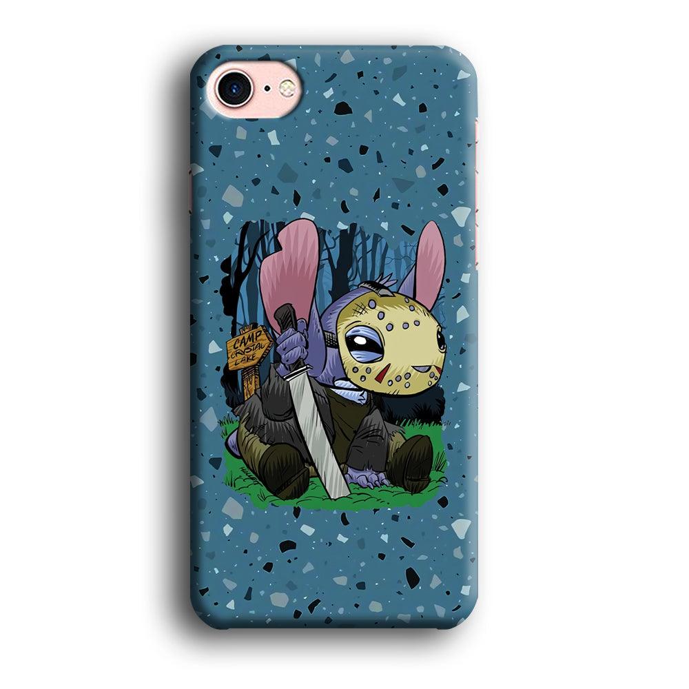 Stitch Camp Crystal Lake iPhone 8 Case-Oxvistore