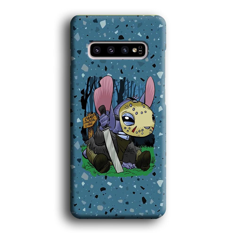 Stitch Camp Crystal Lake Samsung Galaxy S10 Case-Oxvistore