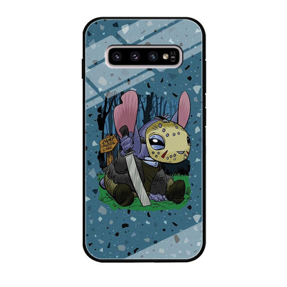 Stitch Camp Crystal Lake Samsung Galaxy S10 Case-Oxvistore