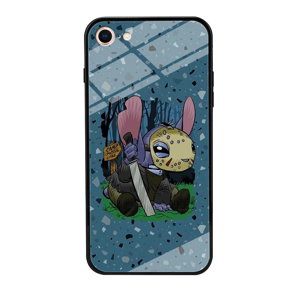 Stitch Camp Crystal Lake iPhone 8 Case-Oxvistore