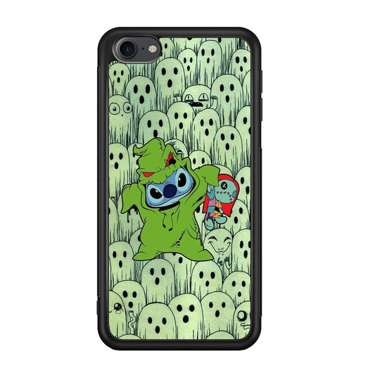 Stitch Creepy Costum iPod Touch 6 Case-Rubber Black (2D Case)-Oxvistore