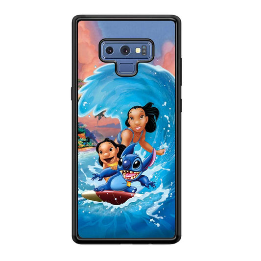 Stitch Great Wave from The Sea Samsung Galaxy Note 9 Case-Oxvistore