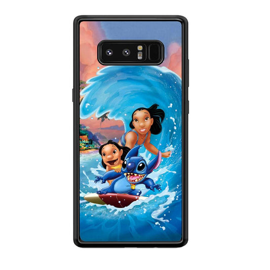 Stitch Great Wave from The Sea Samsung Galaxy Note 8 Case-Oxvistore