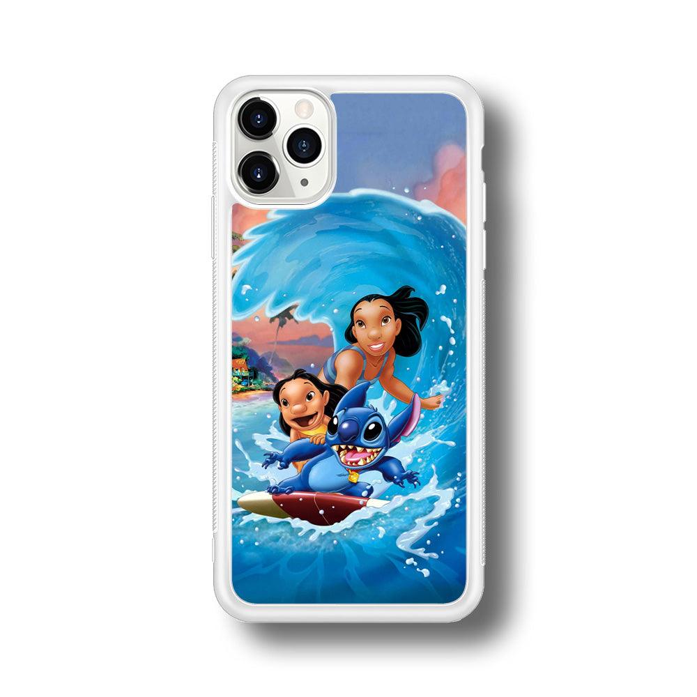 Stitch Great Wave from The Sea iPhone 11 Pro Max Case-Oxvistore