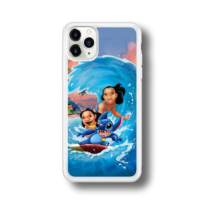 Stitch Great Wave from The Sea iPhone 11 Pro Max Case-Oxvistore