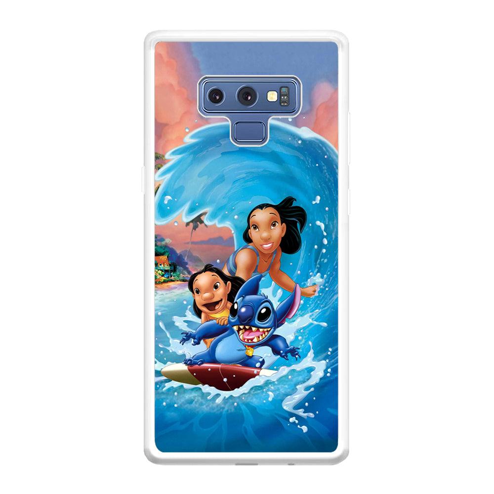 Stitch Great Wave from The Sea Samsung Galaxy Note 9 Case-Oxvistore