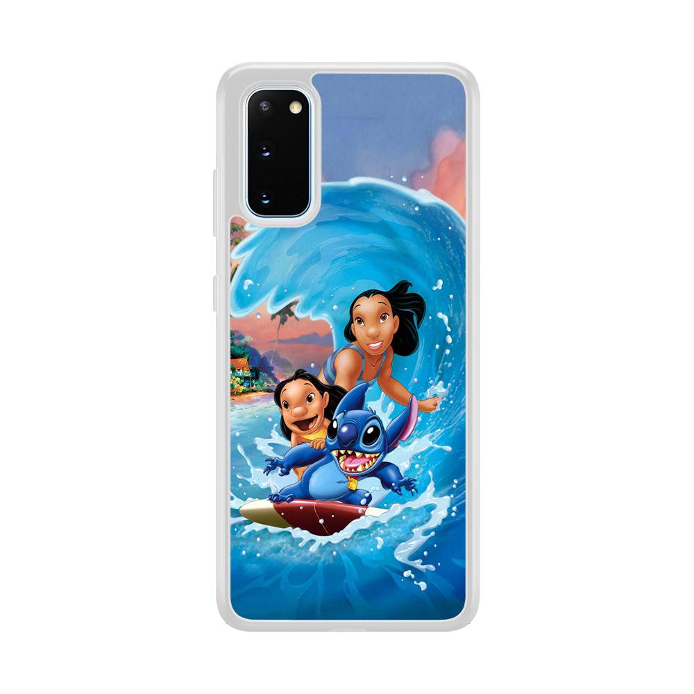 Stitch Great Wave from The Sea Samsung Galaxy S20 Case-Oxvistore