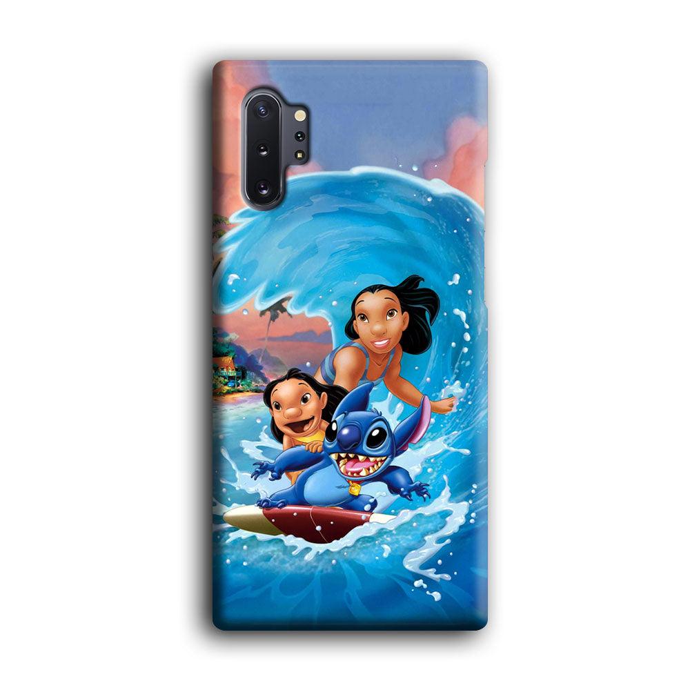 Stitch Great Wave from The Sea Samsung Galaxy Note 10 Plus Case-Oxvistore