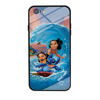 Stitch Great Wave from The Sea iPhone 6 | 6s Case-Oxvistore