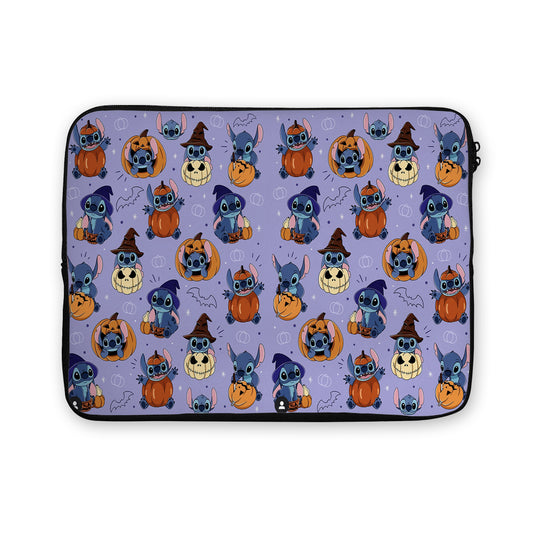 Stitch Halloween Pattern Laptop Sleeve Protective Cover