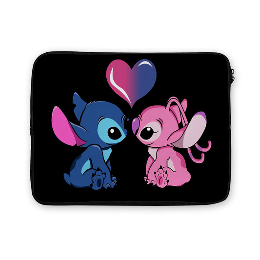 Stitch Love Angle Laptop Sleeve Protective Cover