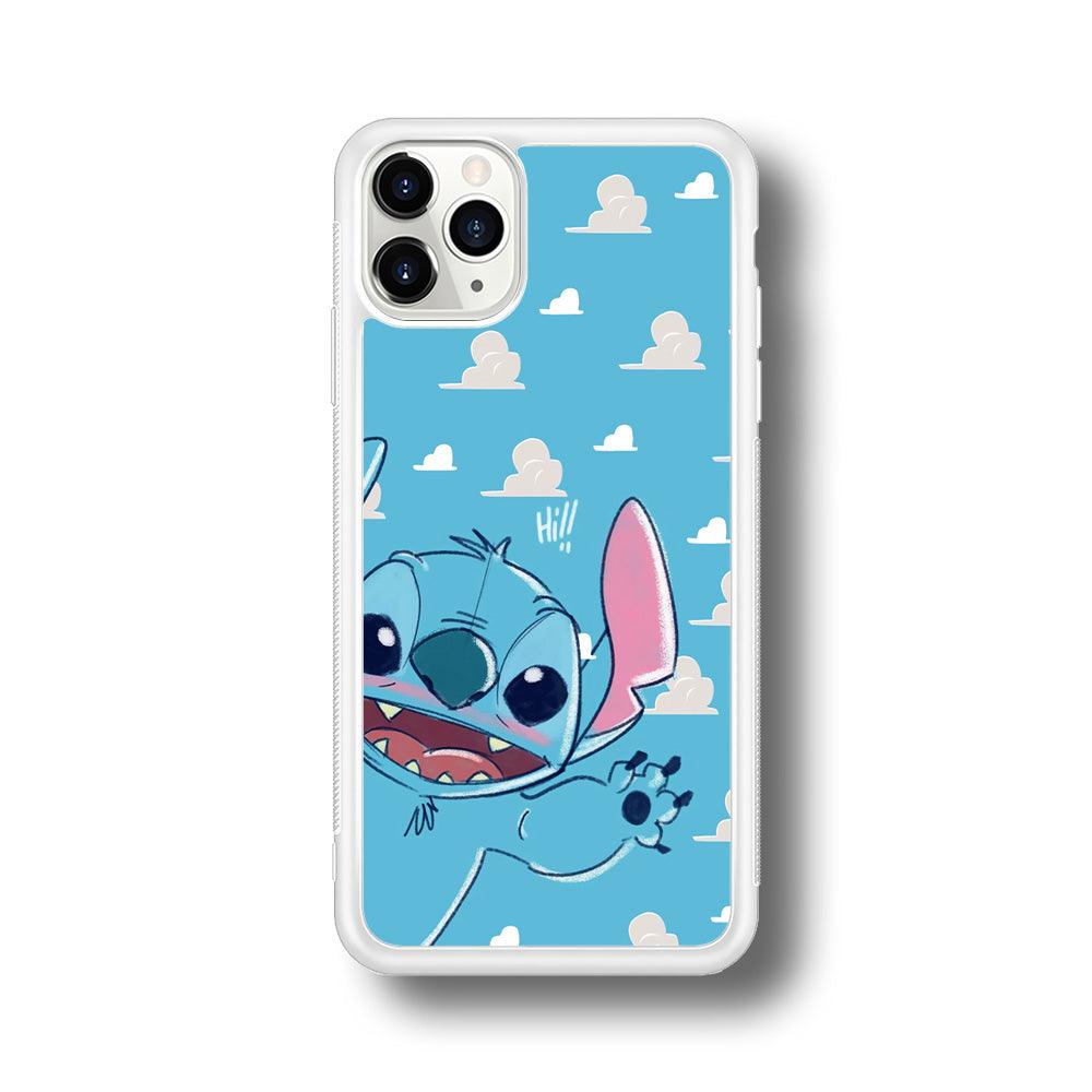 Stitch Say Hii on Me iPhone 11 Pro Case-Oxvistore