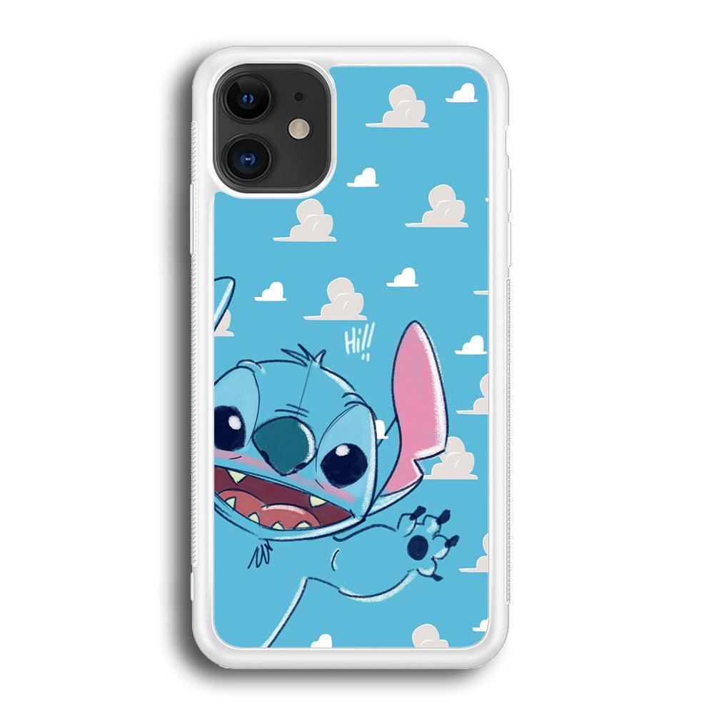 Stitch Say Hii on Me iPhone 12 Case-Oxvistore