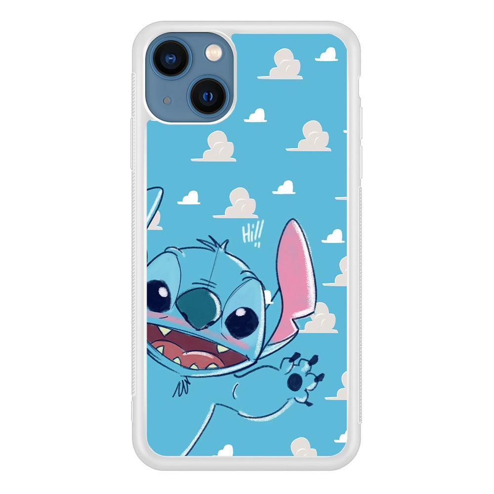 Stitch Say Hii on Me iPhone 15 Case-Oxvistore