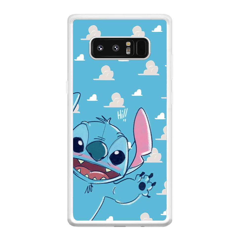 Stitch Say Hii on Me Samsung Galaxy Note 8 Case-Oxvistore