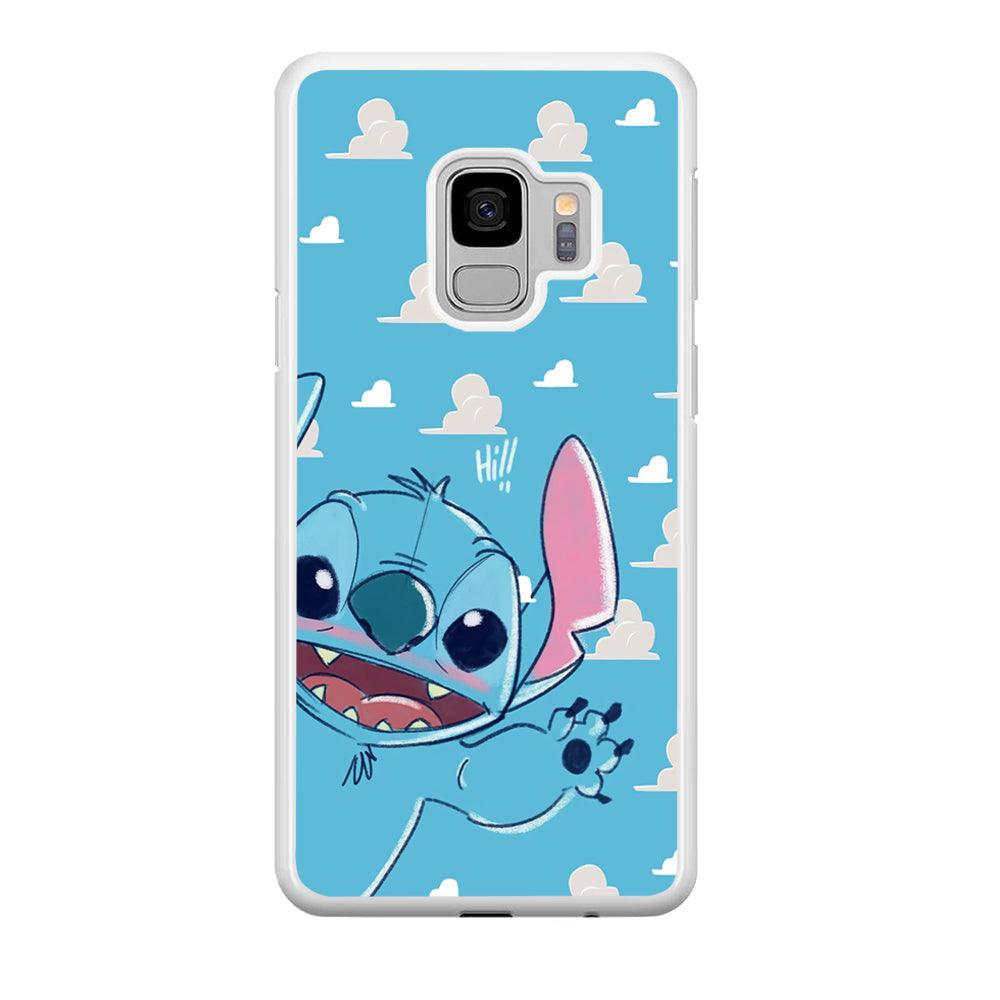 Stitch Say Hii on Me Samsung Galaxy S9 Case-Oxvistore