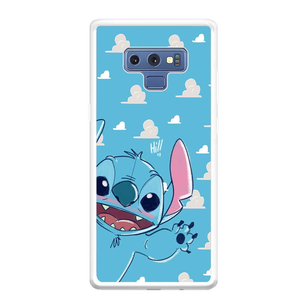 Stitch Say Hii on Me Samsung Galaxy Note 9 Case-Oxvistore