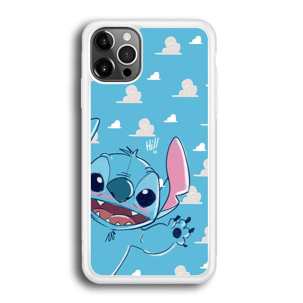 Stitch Say Hii on Me iPhone 12 Pro Max Case-Oxvistore