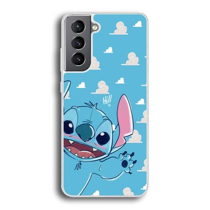 Stitch Say Hii on Me Samsung Galaxy S21 Plus Case-Oxvistore