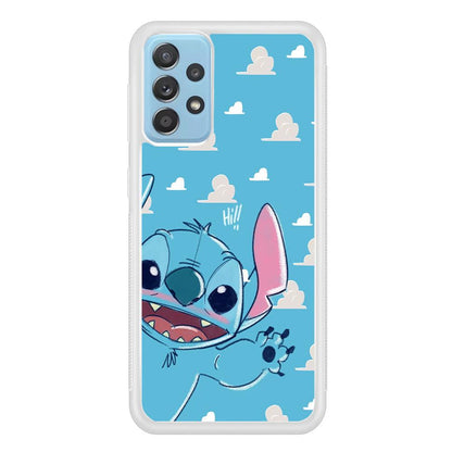 Stitch Say Hii on Me Samsung Galaxy A52 Case-Oxvistore