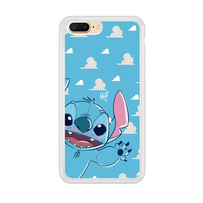 Stitch Say Hii on Me iPhone 7 Plus Case-Oxvistore