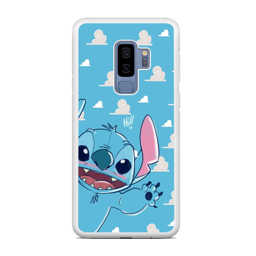 Stitch Say Hii on Me Samsung Galaxy S9 Plus Case-Oxvistore