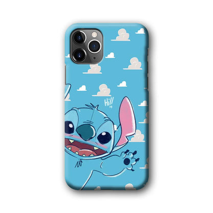 Stitch Say Hii on Me iPhone 11 Pro Max Case-Oxvistore