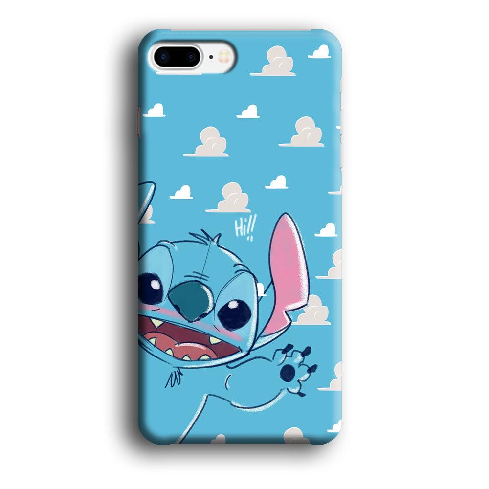 Stitch Say Hii on Me iPhone 7 Plus Case-Oxvistore