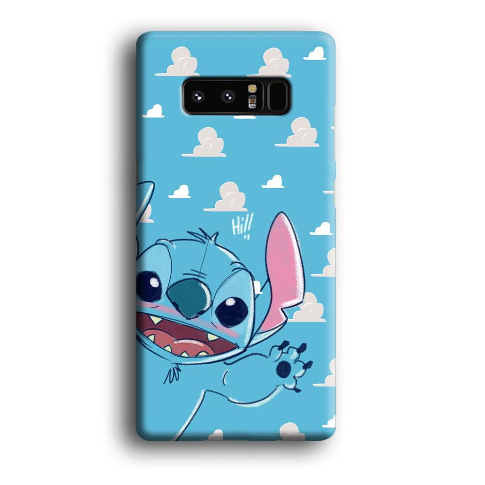 Stitch Say Hii on Me Samsung Galaxy Note 8 Case-Oxvistore