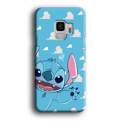 Stitch Say Hii on Me Samsung Galaxy S9 Case-Oxvistore