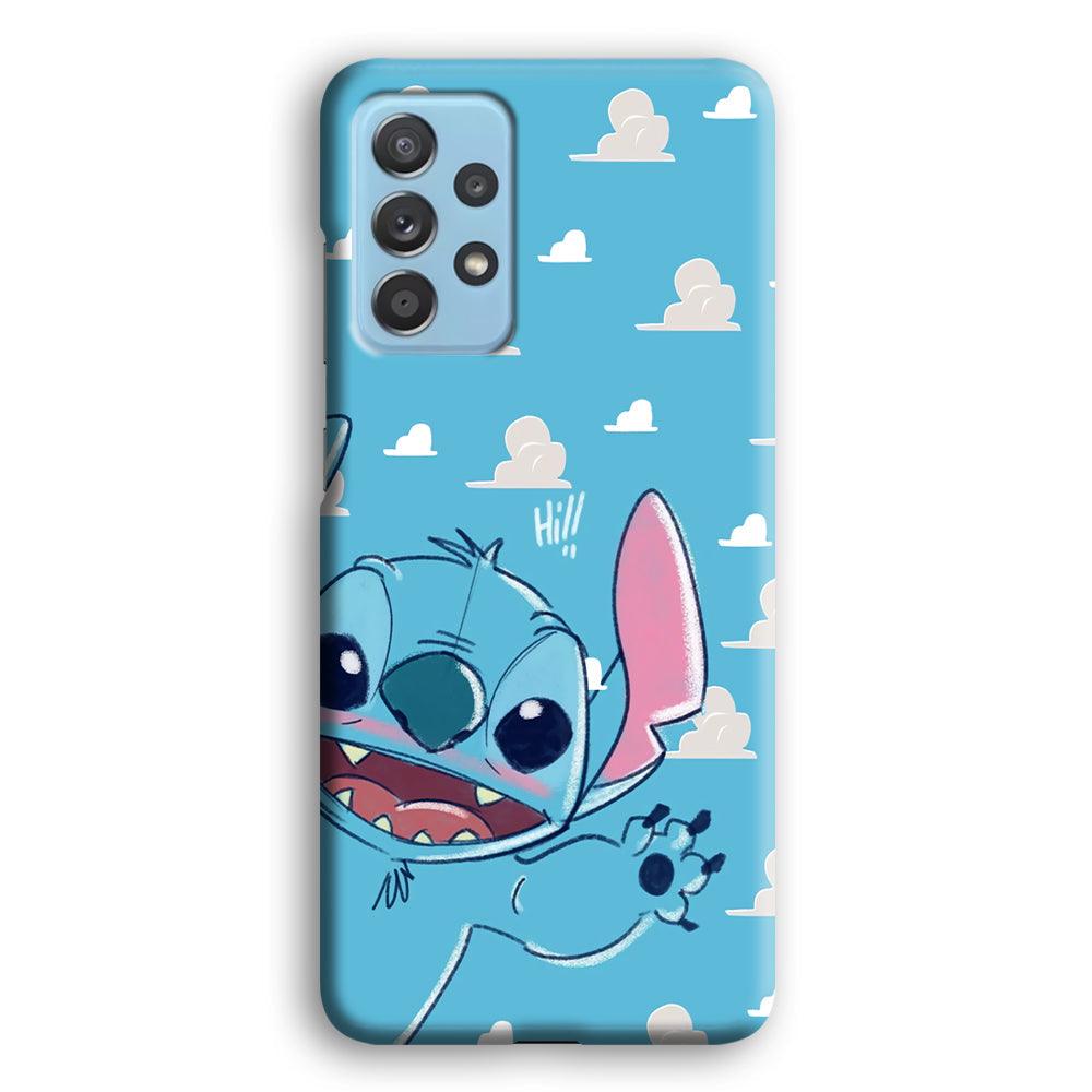 Stitch Say Hii on Me Samsung Galaxy A52 Case-Oxvistore