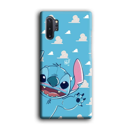 Stitch Say Hii on Me Samsung Galaxy Note 10 Plus Case-Oxvistore