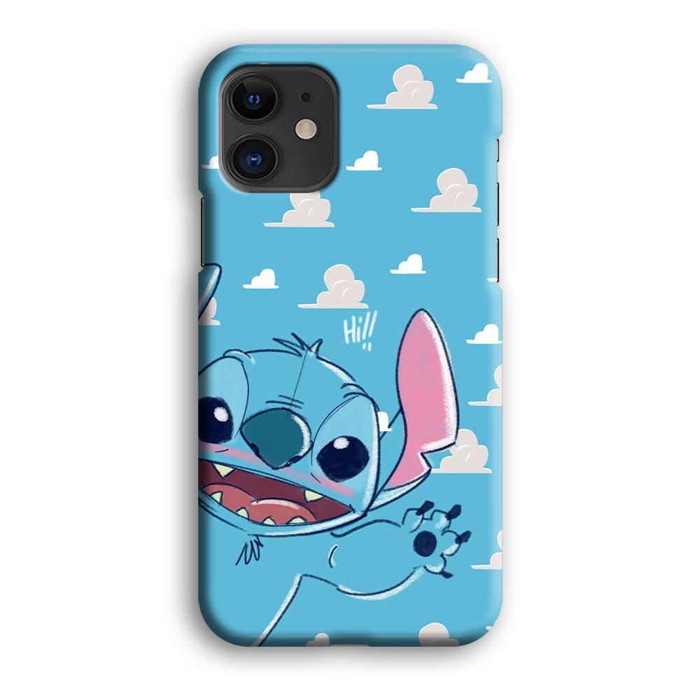 Stitch Say Hii on Me iPhone 12 Case-Oxvistore