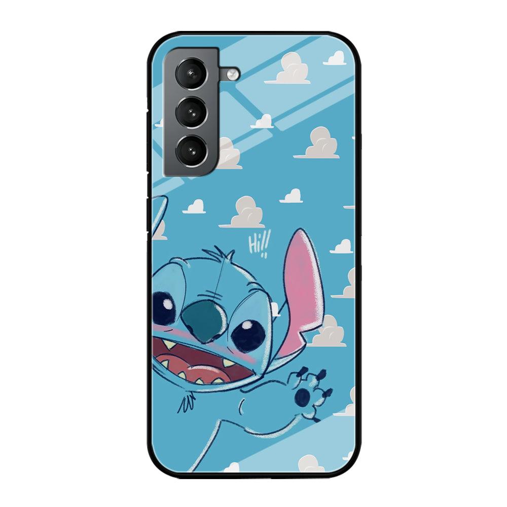 Stitch Say Hii on Me Samsung Galaxy S21 Case-Oxvistore