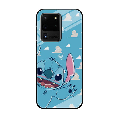 Stitch Say Hii on Me Samsung Galaxy S20 Ultra Case-Oxvistore