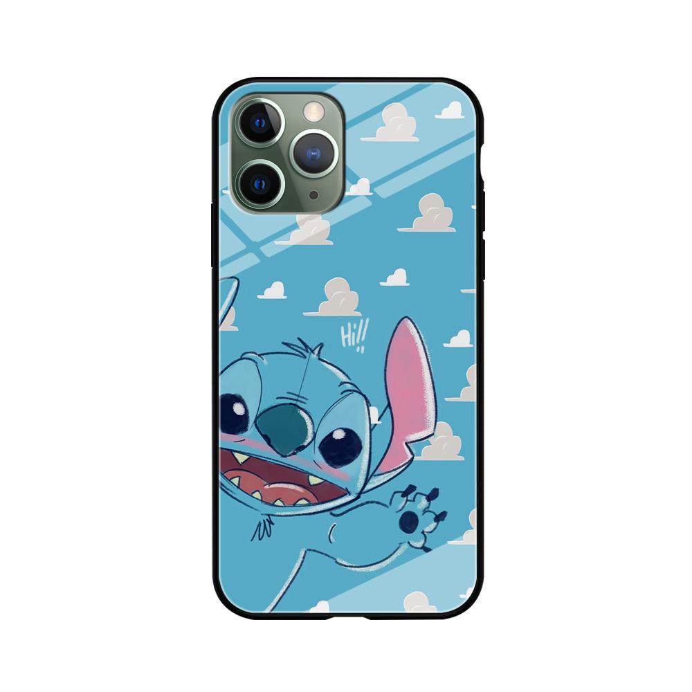 Stitch Say Hii on Me iPhone 11 Pro Max Case-Oxvistore