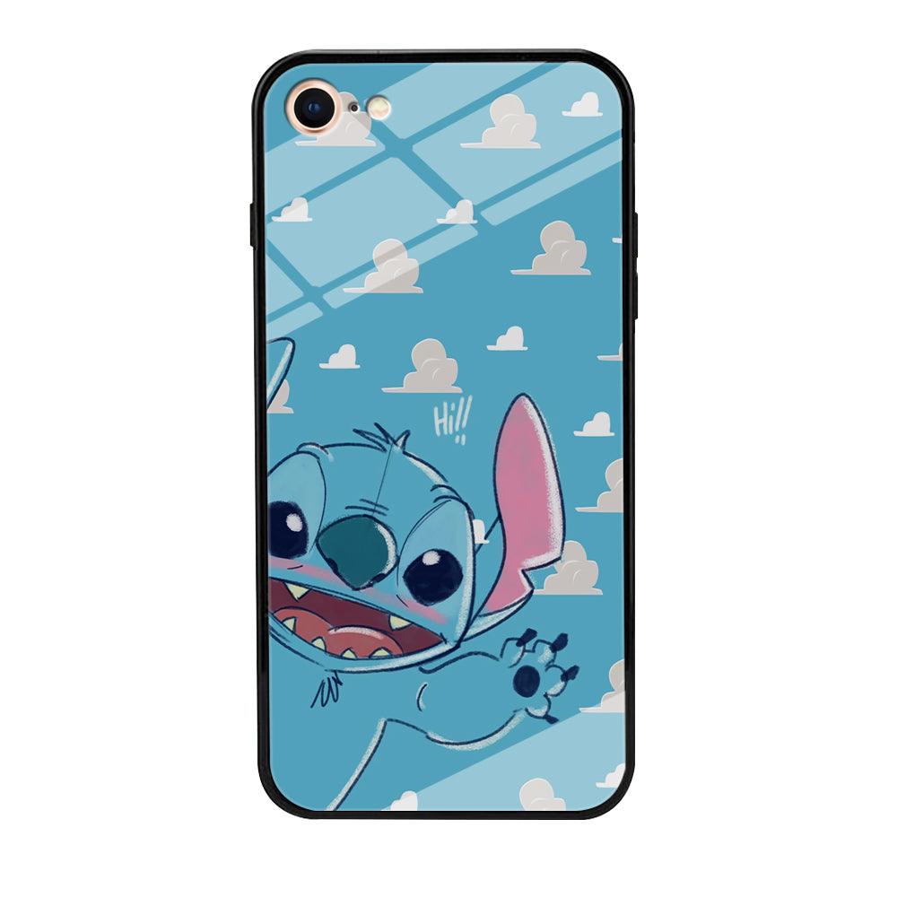 Stitch Say Hii on Me iPhone 7 Case-Oxvistore