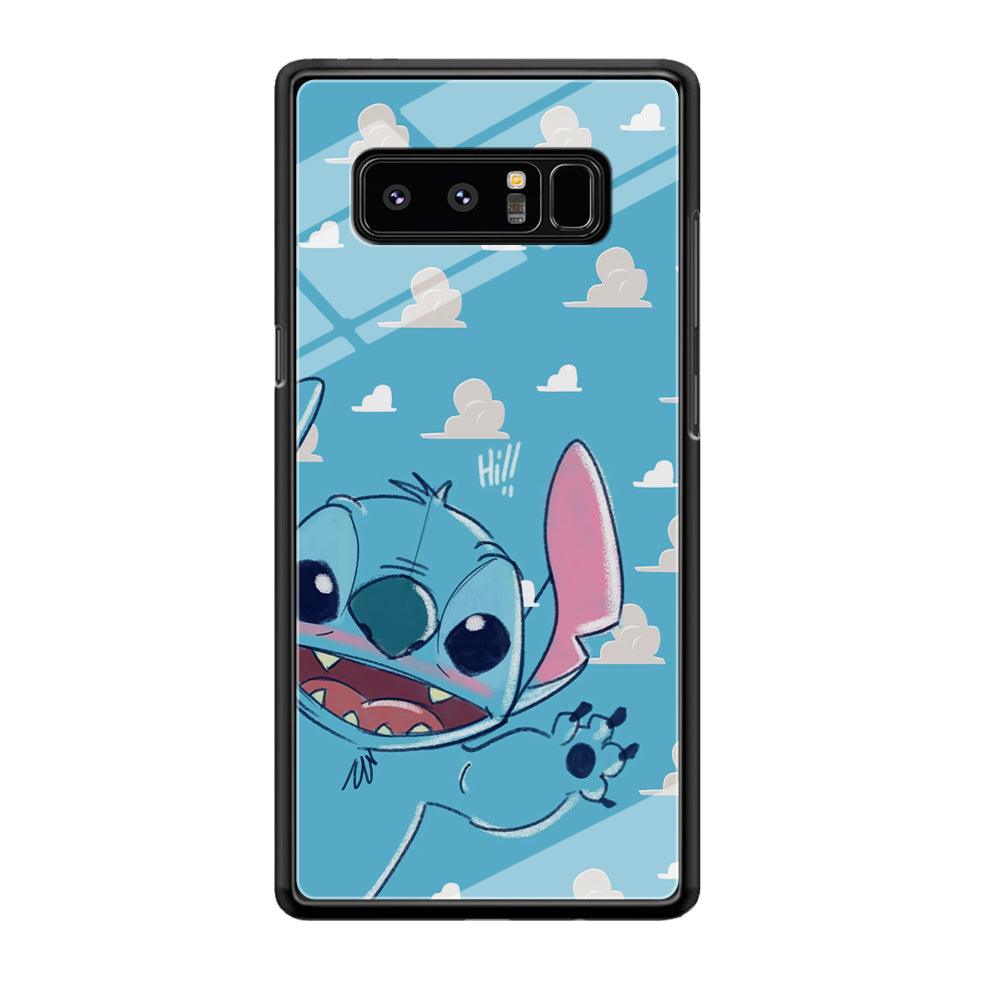 Stitch Say Hii on Me Samsung Galaxy Note 8 Case-Oxvistore