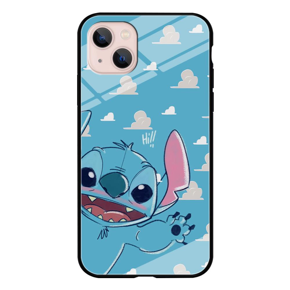 Stitch Say Hii on Me iPhone 15 Case-Oxvistore