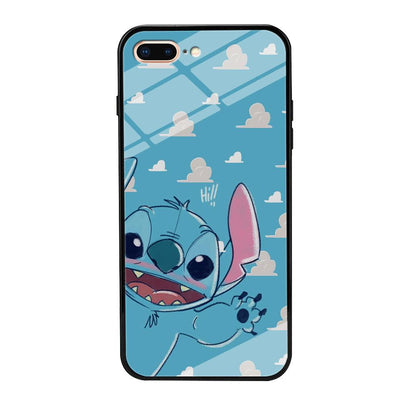 Stitch Say Hii on Me iPhone 7 Plus Case-Oxvistore