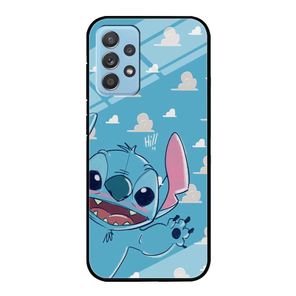 Stitch Say Hii on Me Samsung Galaxy A52 Case-Oxvistore